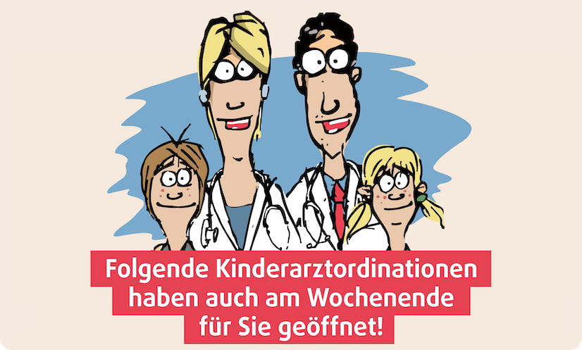 Kinderarztordinationen am Wochenende